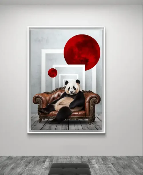 sofa safari collage artwork david hopkins collage art marbella