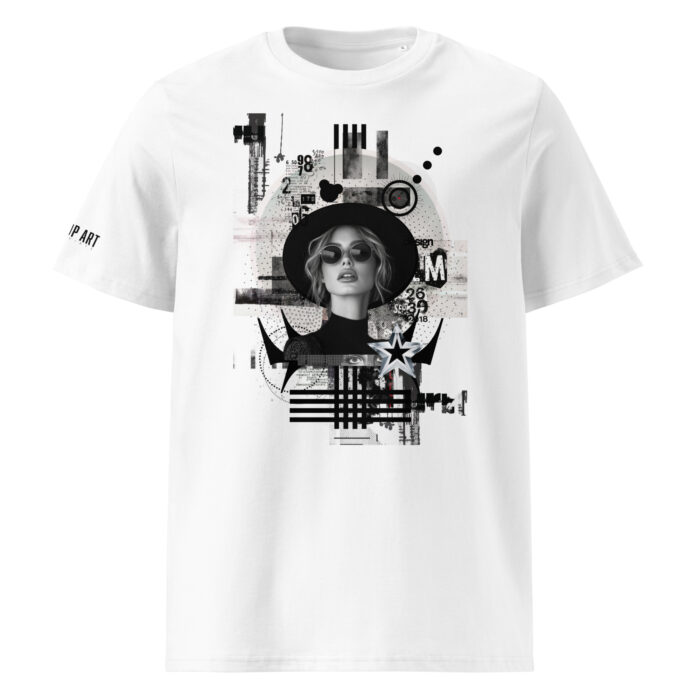 Pop Art Girl Unisex organic cotton t-shirt