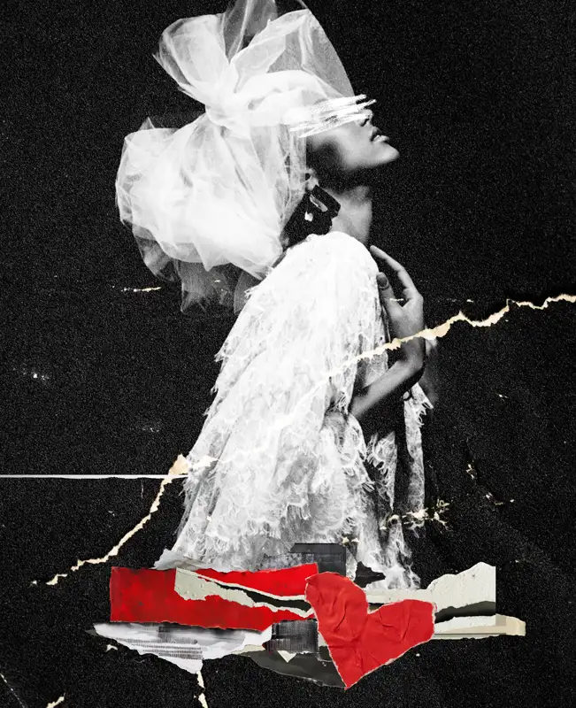 B&W collage art David Hopkins Contemporary artist marbella Pop Art