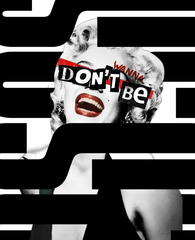 B&W marilyn monroe David Hopkins Contemporary artist marbella Pop Art
