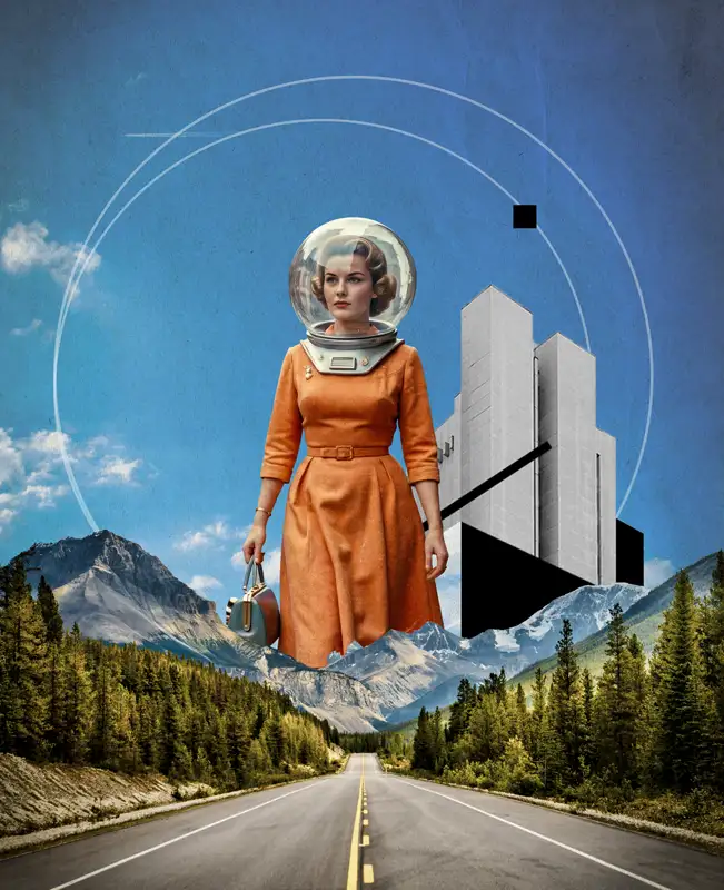 Modern Surrealism space woman david Hopkins digital artist marbella Modern Surrealism space woman david Hopkins digital artist marbella