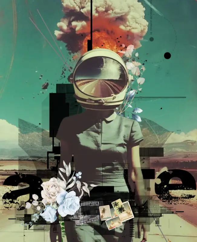 Parallel Worlds atomic girl david Hopkins digital artist marbella Parallel Worlds atomic girl david Hopkins digital artist marbella