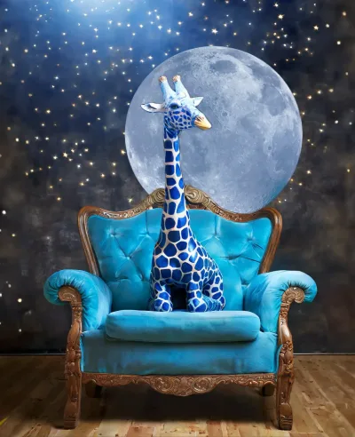 collage artist david Hopkins collage art designer the blue giraffe, Agencia EME Project – Murcia