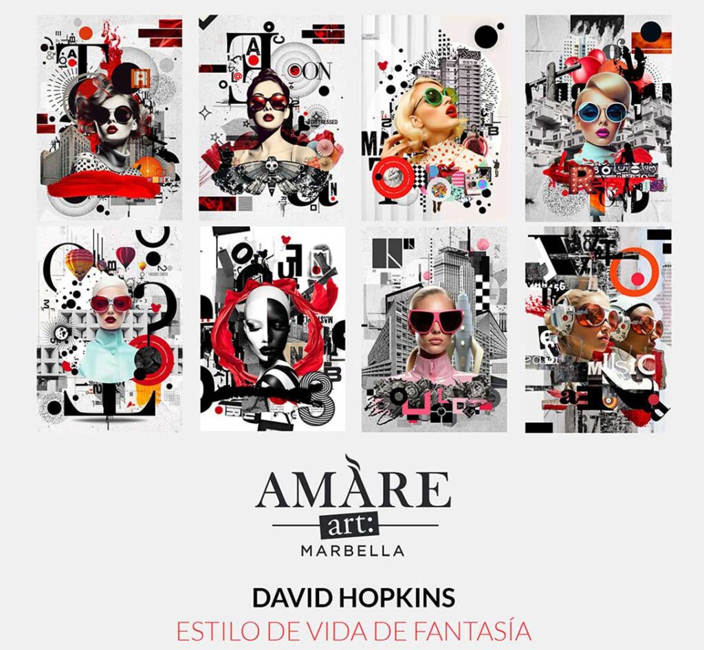 david hopkins contemporary art Hotel Amare Marbella