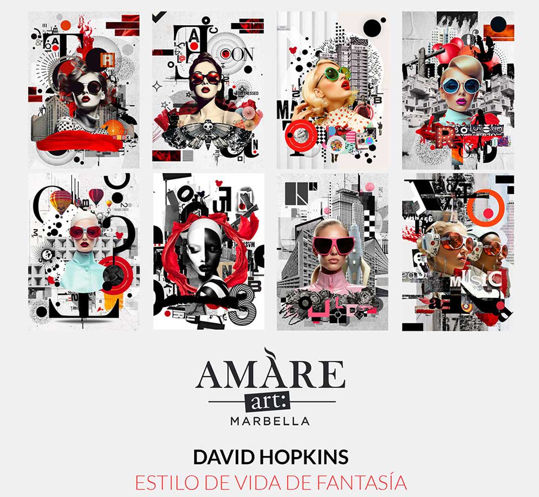david hopkins contemporary art Hotel Amare Marbella