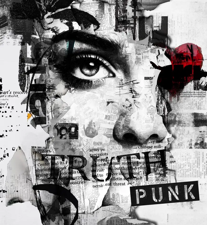 distressed art David Hopkins Contemporary artist in Marbella distressed artwork