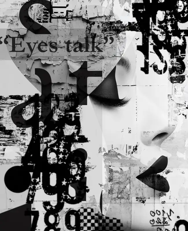 distressed art eyes talk David Hopkins Contemporary artist in Marbella
