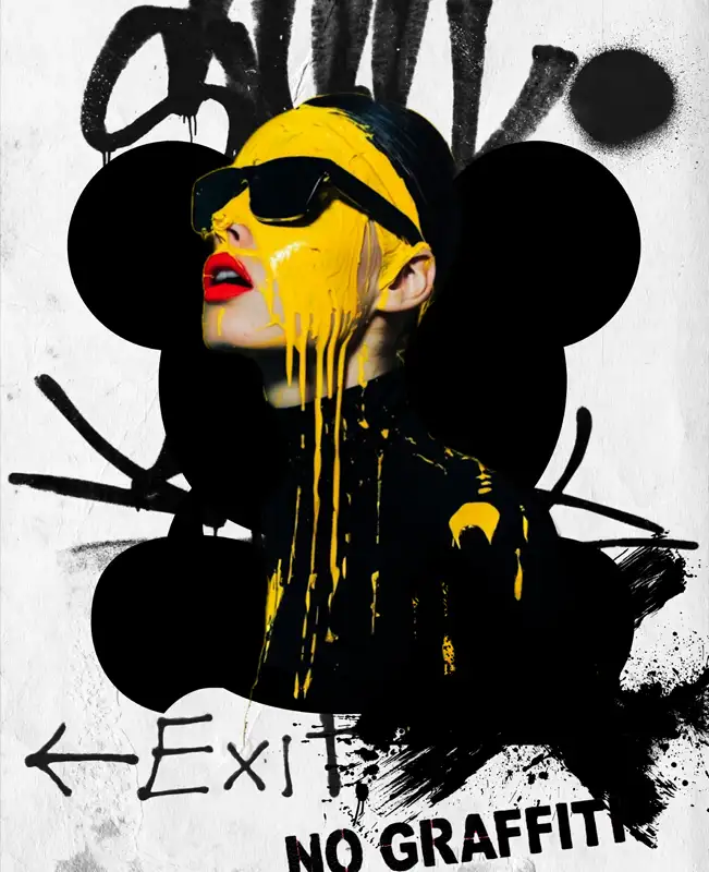 distressed art no graffiti David Hopkins Contemporary artist in Marbella