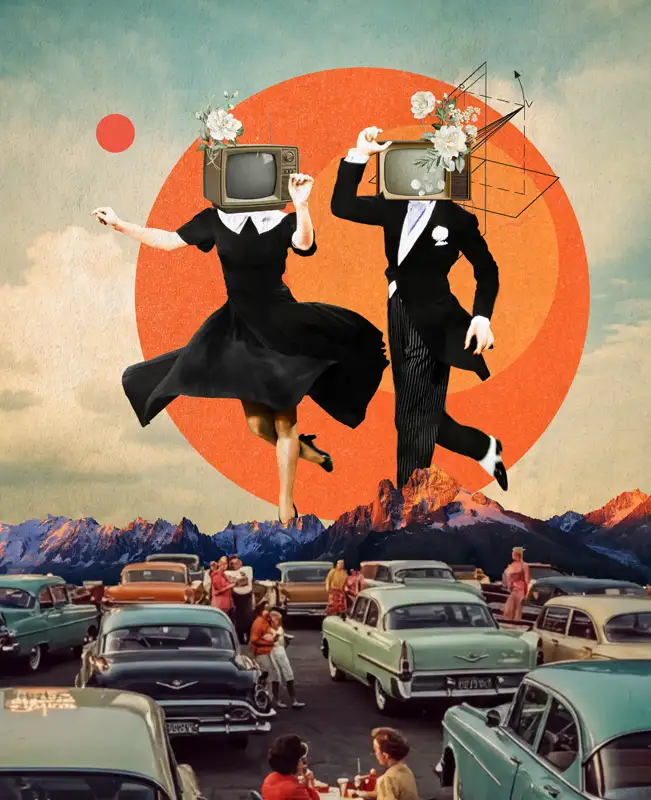 fred and ginger Parallel Worlds david Hopkins digital artist marbella fred and ginger Parallel Worlds david Hopkins digital artist marbella