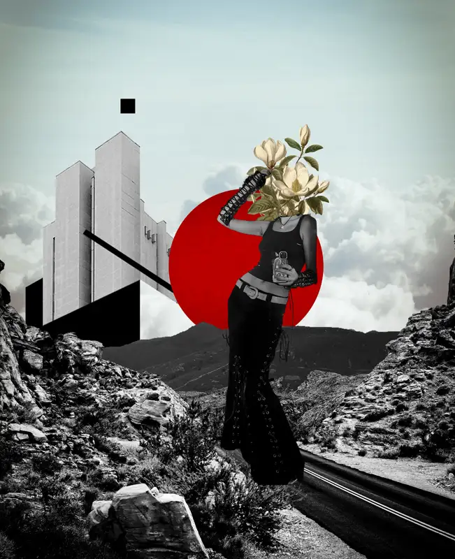 retro girl Parallel Worlds david Hopkins digital artist marbella retro girl Parallel Worlds david Hopkins digital artist marbella